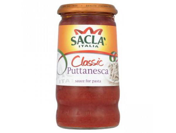Saclà Puttanesca томатный соус с оливками, каперсами и помидорами черри 350 г